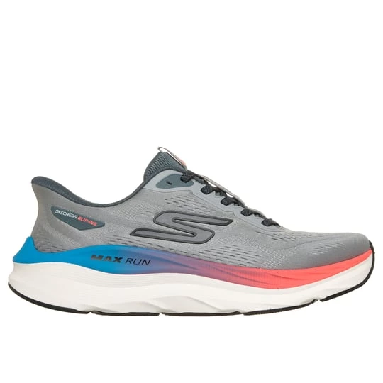 Foto van product Skechers Slip-ins: Max Run Sneaker CM Grijs, Vegan, Mag in de wasmachine