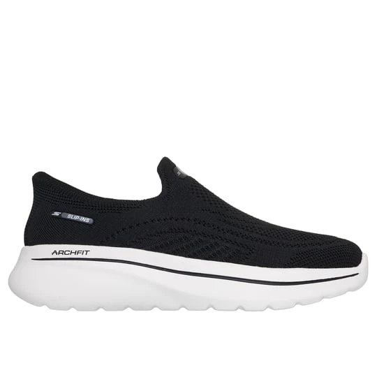 Foto van product Skechers Slip-ins Relaxed Fit: GO WALK Arch Fit N-Joy - Arianne Sneaker CM Zwart, Vegan, Mag in de wasmachine