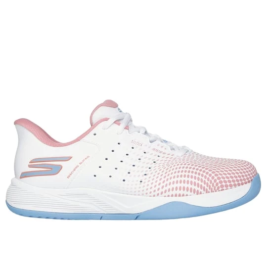 Foto van product Skechers Slip-ins Relaxed Fit: Viper Court Reload Sneaker CM Wit / Licht Blauw, Vegan, Mag in de wasmachine, Arch Fit