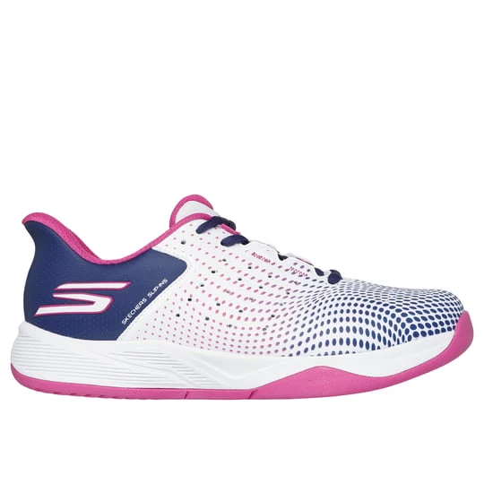 Foto van product Skechers Slip-ins Relaxed Fit: Viper Court Reload Sneaker CM Wit / Marine, Vegan, Mag in de wasmachine, Arch Fit