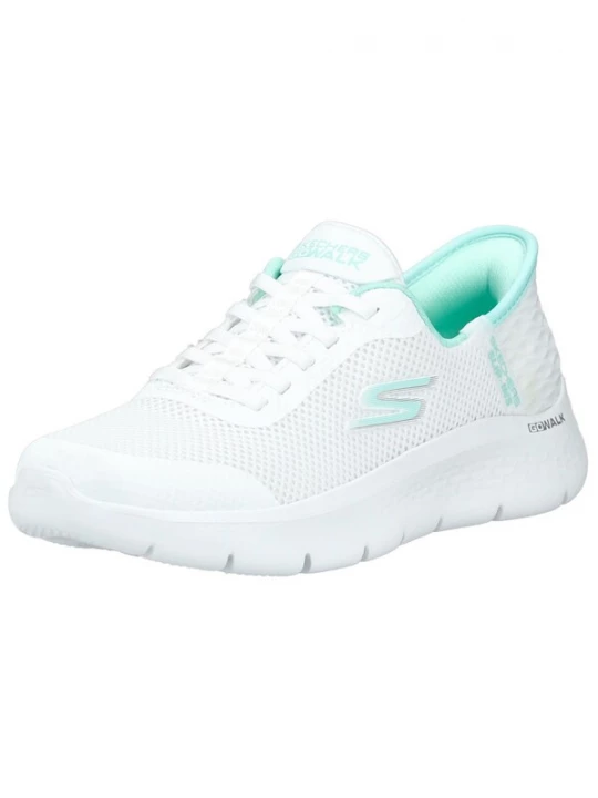 Foto van product SKECHERS Slip-on 'Go Walk Flex - Grand Entry' aqua / wit