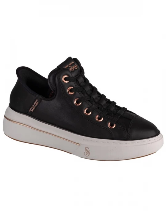 Foto van product SKECHERS Slip-on 'Skechers Slip-Ins: Snoop One - OG Leather' zwart gemêleerd