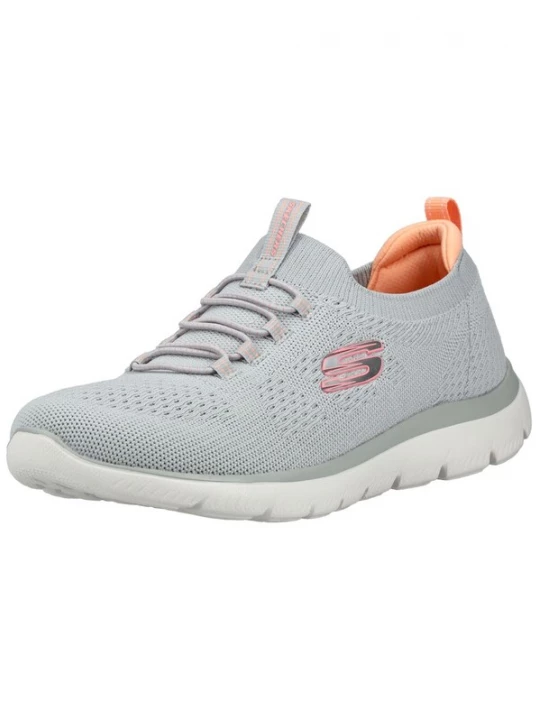 Foto van product SKECHERS Slip-on 'Summits' lichtgrijs / oranje