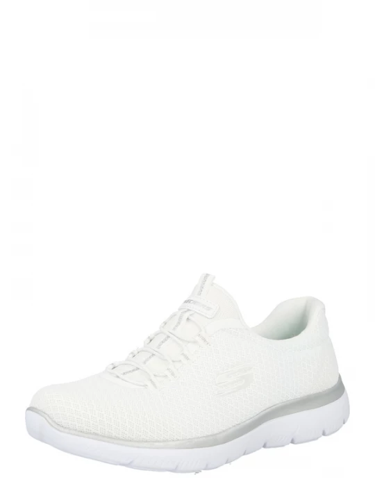 Foto van product SKECHERS Slip-on 'Summits' zilvergrijs / wit