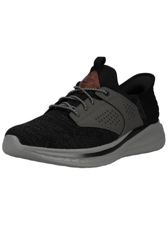 Foto van product SKECHERS Slip-ons grijs / zwart gemêleerd
