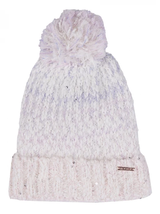 Foto van product Skechers Slub Knit Ivory Pom-Pom Beanie CM Gebroken Wit