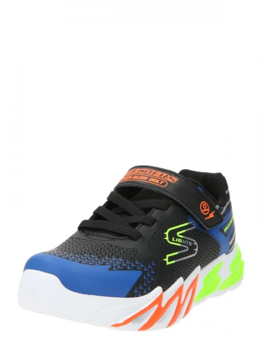 Foto van product SKECHERS Sneakers blauw / neongeel / oranje / zwart