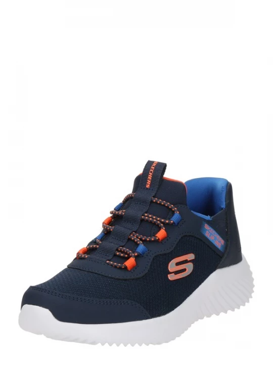 Foto van product SKECHERS Sneakers 'BOUNDER - BRISK-BURST' nachtblauw / royal blue / koningsblauw / donkeroranje