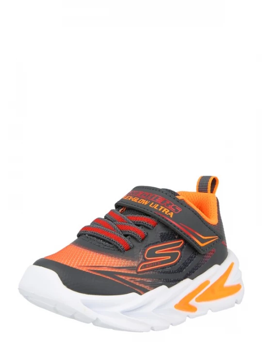 Foto van product SKECHERS Sneakers 'FLEX-GLOW 4K' antraciet / oranje / rood