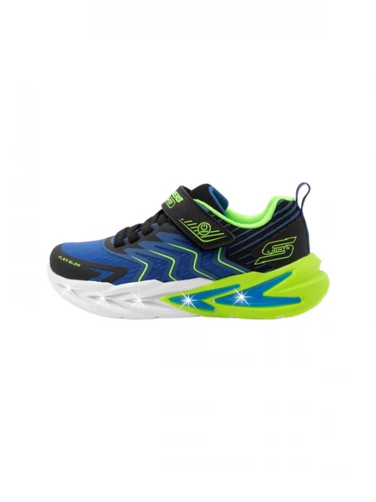 Foto van product SKECHERS Sneakers 'FLEX-GLOW ULTRA' navy / neongroen / zwart