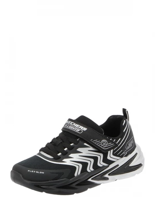 Foto van product SKECHERS Sneakers 'FLEX-GLOW ULTRA' zwart / zilver / wit