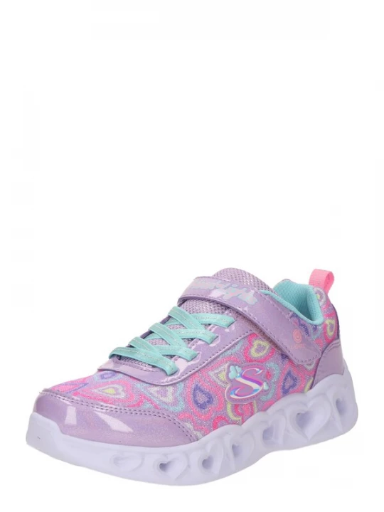 Foto van product SKECHERS Sneakers 'HEART LIGHTS - BOOGIE LOVE' aqua / violetblauw / lavendel / lichtroze