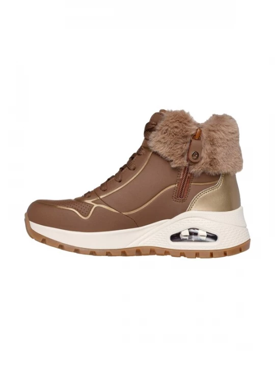Foto van product SKECHERS Sneakers hoog 'Skeckers Uno Rugged Fall Shimmer – Hohe Sneaker mit Schnürung' bruin
