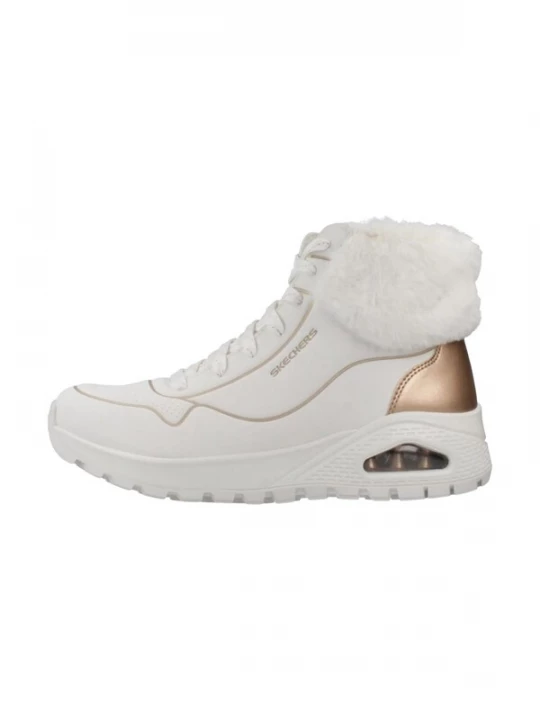 Foto van product SKECHERS Sneakers hoog 'Skeckers Uno Rugged Fall Shimmer – Hohe Sneaker mit Schnürung' wit