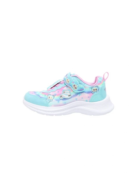 Foto van product SKECHERS Sneakers 'JUMPSTERS - CUTIE CRITTERS' aqua / lichtgeel / mintgroen / lichtroze