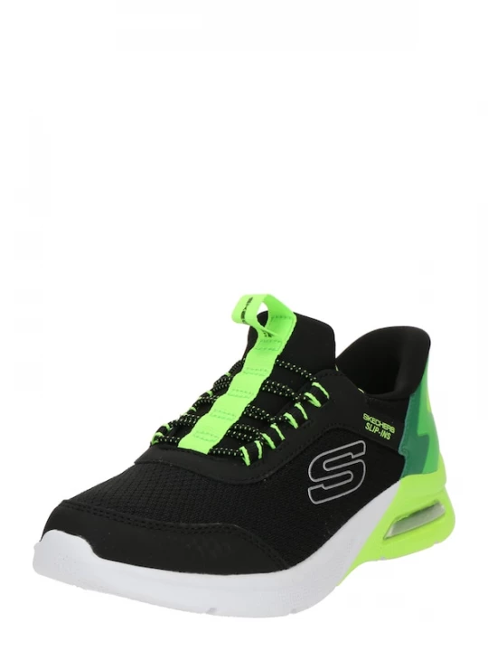 Foto van product SKECHERS Sneakers 'Microspec Max' groen / neongroen / zwart