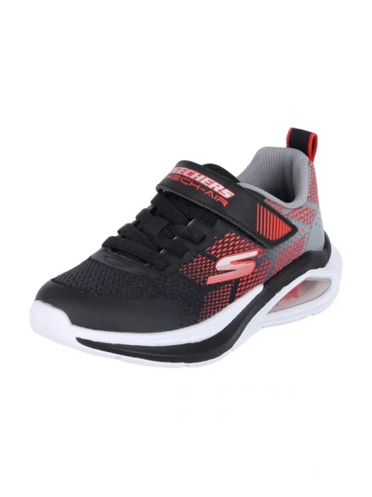 Foto van product SKECHERS Sneakers 'MICROSPEC MAX VELOCITY' grijs / rood / zwart / wit