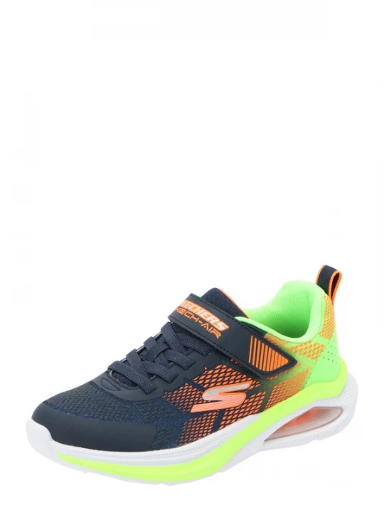 Foto van product SKECHERS Sneakers 'MICROSPEC MAX VELOCITY' navy / neongroen / neonoranje / wit