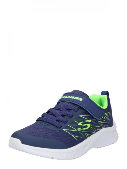 Foto van product SKECHERS Sneakers 'Microspec' navy / neongroen