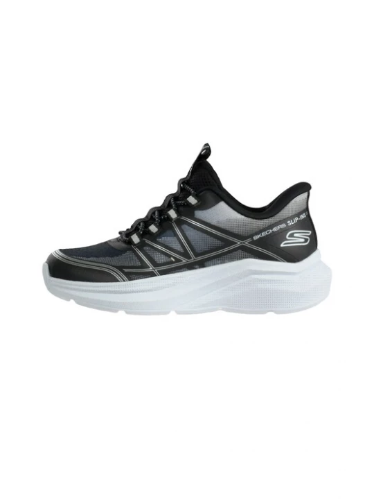 Foto van product SKECHERS Sneakers 'MICROSPEC VELOCITY - GRID-SHIFT' zwart / wit