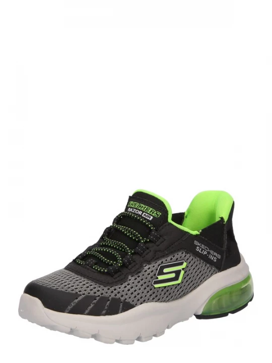Foto van product SKECHERS Sneakers 'RAZOR AIR - HYPER-BRISK' grijs / lichtgroen