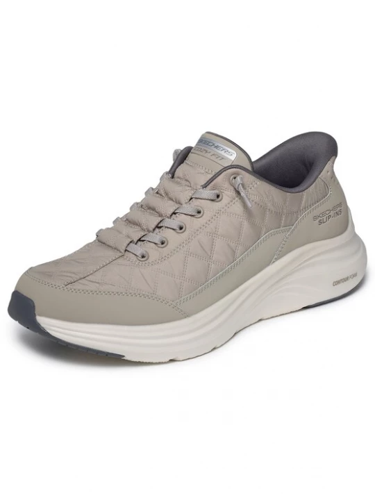 Foto van product SKECHERS Sportschoen 'CONTOUR FOAM - COZY FIT' taupe / zilver