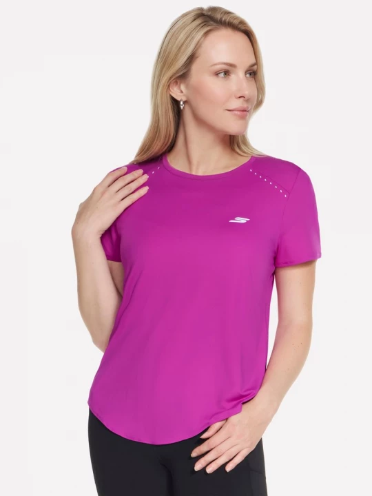 Foto van product Skechers Stride Performance T-shirt CM Zilver / Purper