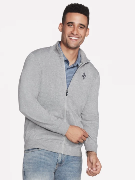 Foto van product Skechers The Hoodless hoodie GO WALK Everywhere jack CM Licht Grijs, Maat Small