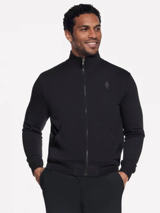 Foto van product Skechers The Hoodless hoodie GO WALK Everywhere jack CM Zwart, Maat Small
