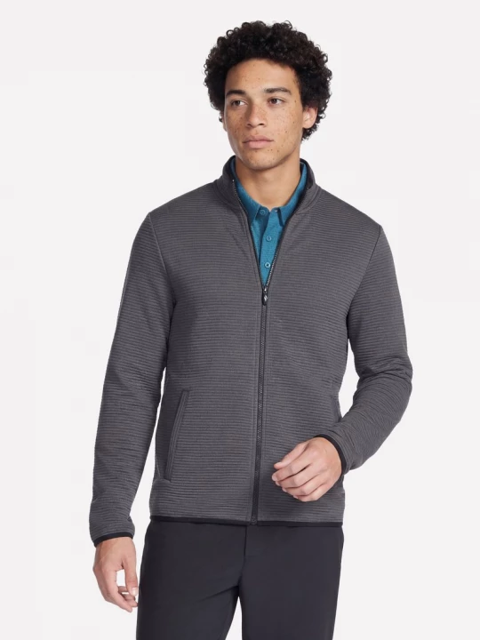 Foto van product Skechers The Hoodless hoodie Ottoman jack CM Zwart / Houtskool, Maat Small