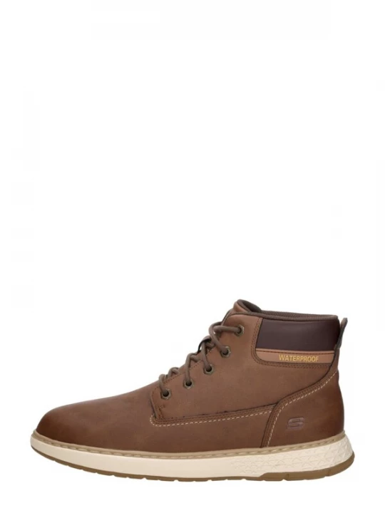 Foto van product SKECHERS Veterlaarzen 'Relaxed Fit: Garlan - Deno' cognac