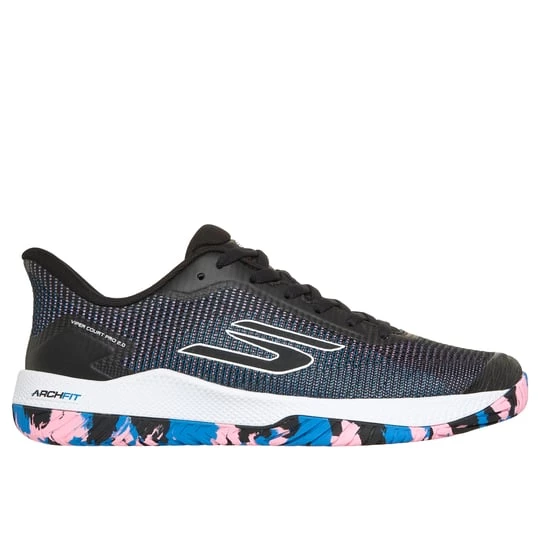 Foto van product Skechers Viper Court Pro 2.0 Sneaker CM Black / Blue / Pink, Arch Fit