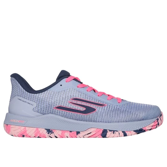 Foto van product Skechers Viper Court Pro 2.0 Sneaker CM Grijs / Lavendel, Arch Fit