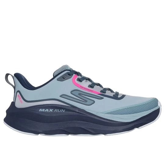 Foto van product Skechers Waterproof: Max Cushioning Max Run - Vorteza Sneaker CM Leigrijs, Vegan