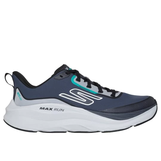 Foto van product Skechers Waterproof: Max Run - Vorteza Sneaker CM Houtskool / Zwart, Vegan