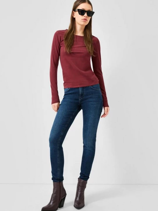 Foto van product Skinny jeans / Skinny fit / Mid Rise / Skinny pijpen QS blauw