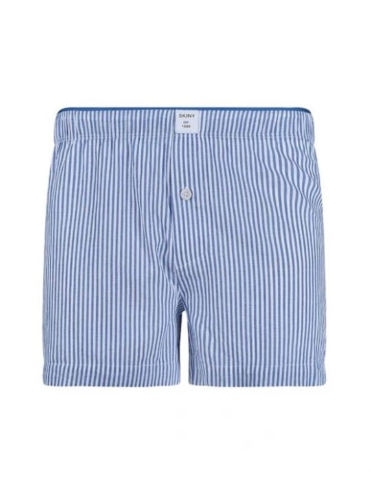 Foto van product Skiny Boxershorts blauw / wit