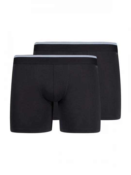 Foto van product Skiny Boxershorts lichtgrijs / zwart