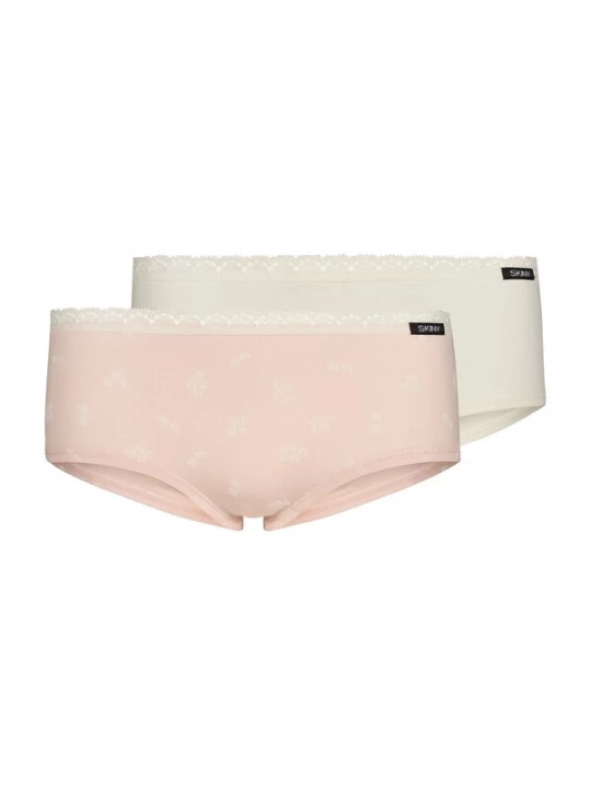 Foto van product Skiny Onderbroek crème / poederroze / zwart