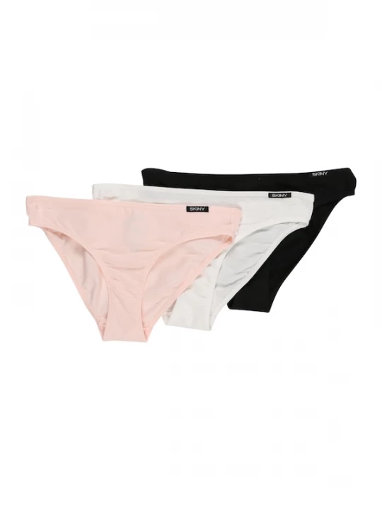 Foto van product Skiny Onderbroek rosa / zwart / wit