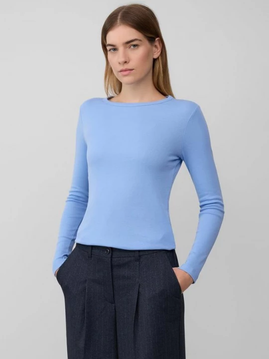 Foto van product Slanke longsleeve s.Oliver blauw
