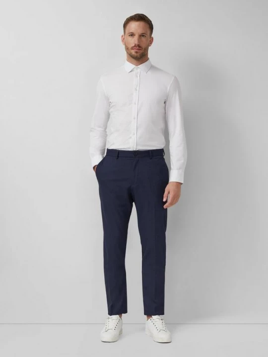 Foto van product Slanke pasvorm: Broek van viscosemix s.Oliver blauw