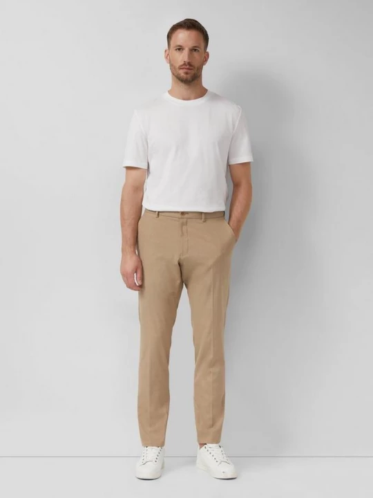 Foto van product Slanke pasvorm: Broek van viscosemix s.Oliver bruin