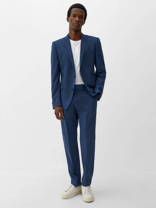 Foto van product Slim: elastische kostuumbroek s.Oliver blauw