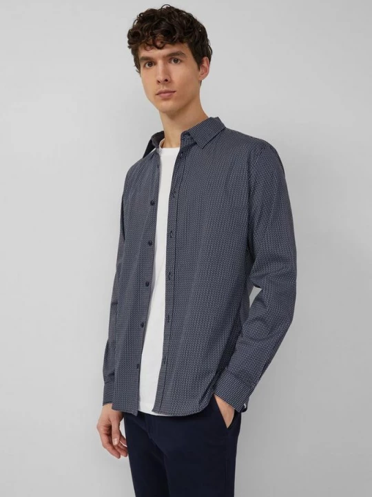 Foto van product Slim fit: gedessineerd overhemd met Kent-kraag s.Oliver