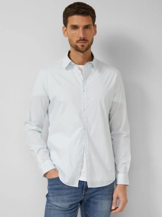 Foto van product Slim fit: gedessineerd overhemd met Kent-kraag s.Oliver