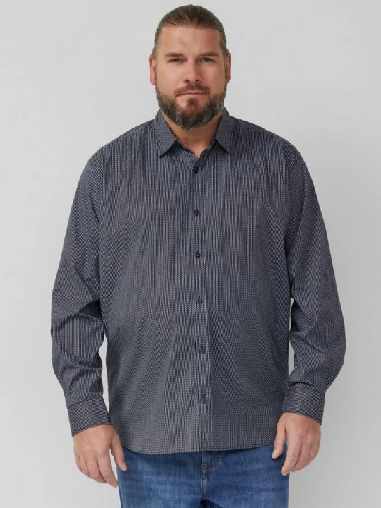 Foto van product Slim fit: gedessineerd overhemd met Kent-kraag s.Oliver