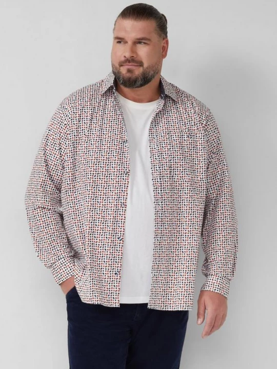 Foto van product Slim fit: gedessineerd overhemd van stretchkatoen s.Oliver