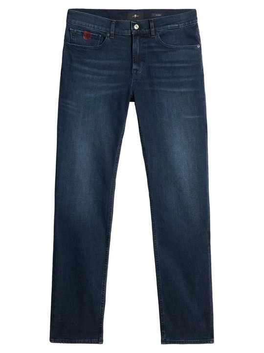 Foto van product Slim fit jeans 7 For All Mankind donkerblauw denim