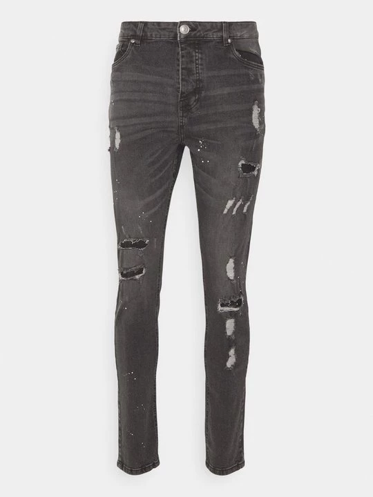 Foto van product Slim fit jeans Brave Soul grijs gemêleerd